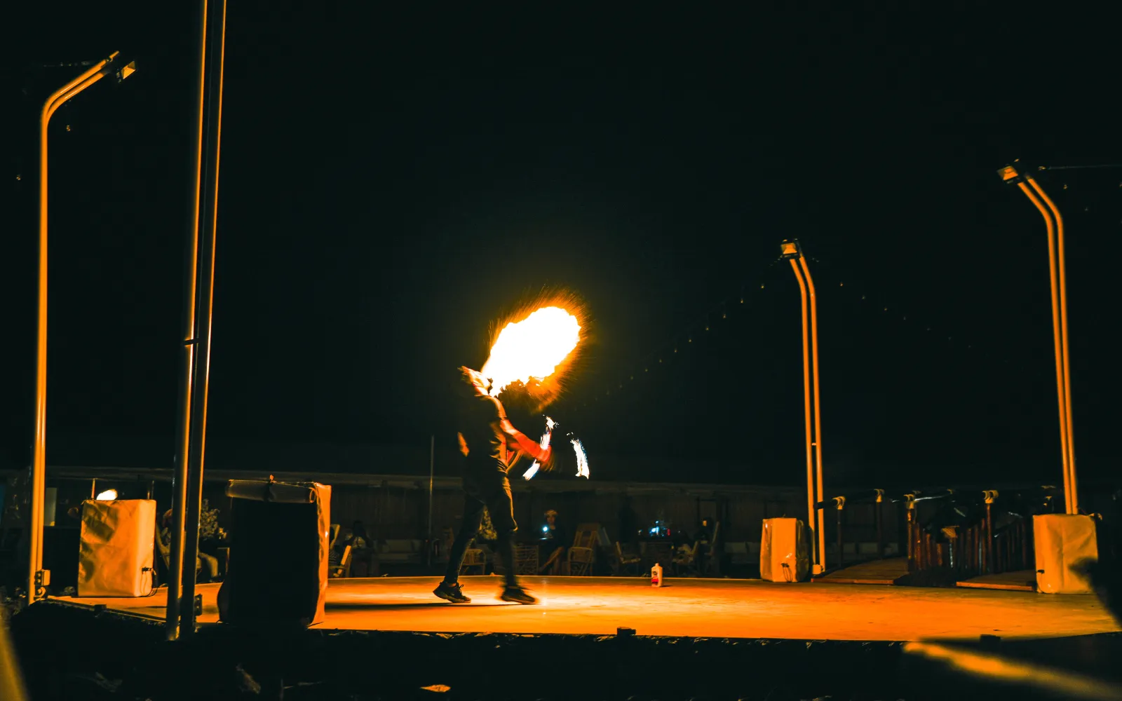 Fire Show in Dubai Desert