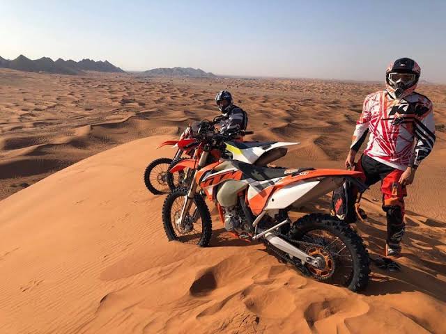Morning Desert Safari and KTM Bike Ride