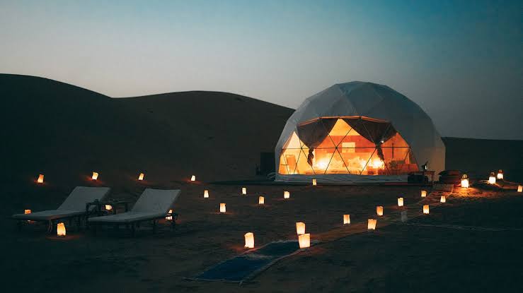 Overnight Stay in Desert Dome