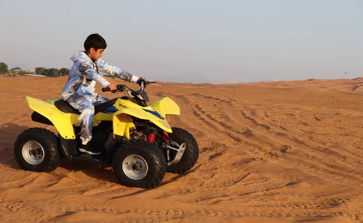Kids Quad Bike Tour in Dubai