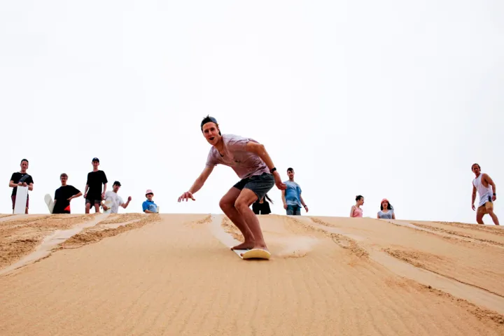 Morning Desert Safari and Sandboarding Tour